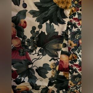 VTG Floral/Fruity Curtain Panel